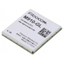 M910-GL-00; Module: LPWA; Down: 375kbps; 4G; LGA133; 27.6x25.4x2.3mm; FIBOCOM M910-GL-00; Module: LPWA; Down: 375kbps; 4G; LGA133; 27.6x25.4x2.3mm; FIBOCOM