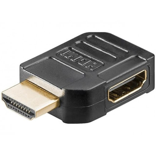 51724; Adapter; HDMI socket 90°,HDMI plug; Goobay