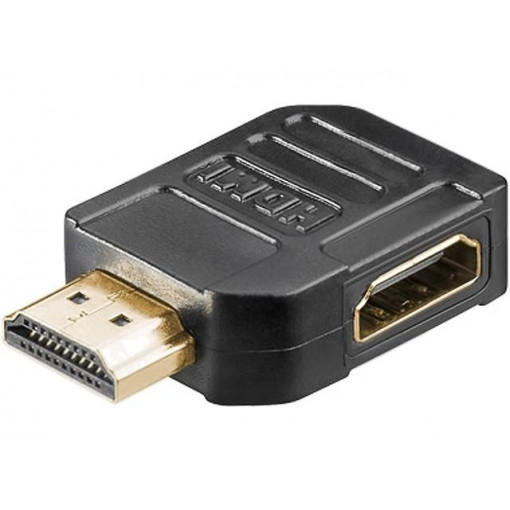 51725; Adapter; HDMI socket 270°,HDMI plug; Goobay