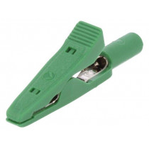 MA1GE; Crocodile clip; 15A; 60VDC; yellow; Grip capac: max.4mm; HIRSCHMANN T&M MA1GE; Crocodile clip; 15A; 60VDC; yellow; Grip capac: max.4mm; HIRSCHMANN T&M