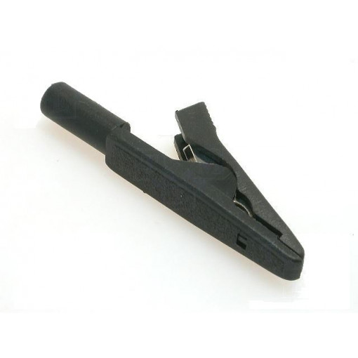 MA1SW; Crocodile clip; 15A; 60VDC; black; Grip capac: max.4mm; HIRSCHMANN T&M MA1SW; Crocodile clip; 15A; 60VDC; black; Grip capac: max.4mm; HIRSCHMANN T&M