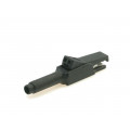 MA260SH SW; Crocodile clip; 15A; black; Grip capac: max.6mm; Socket size: 4mm; HIRSCHMANN T&M