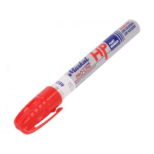 MARKAL PRO-LINE HP 96962; Marker: with liquid paint; red; Pro-Line HP; Tip: round; -46÷66°C; MARKAL MARKAL PRO-LINE HP 96962; Marker: with liquid paint; red; Pro-Line HP; Tip: round; -46÷66°C; MARKAL