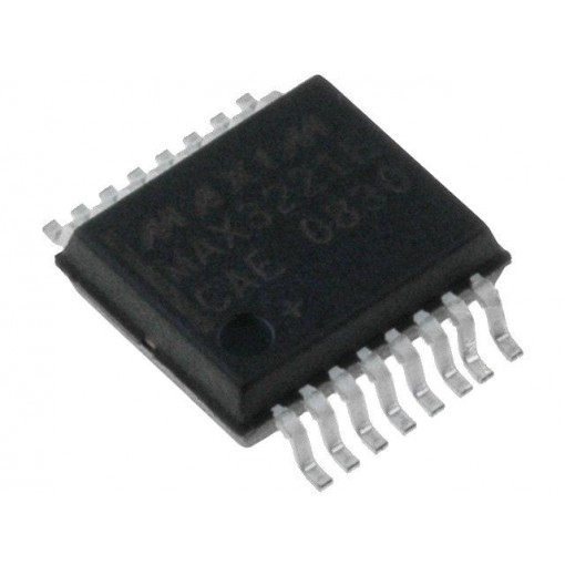 MAX3232EEAE+; IC: interface; transceiver; RS232,full duplex; 250kbps; SSOP16; MAXIM INTEGRATED