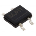 MB10S; Single-phase bridge rectifier; Urmax: 1kV; If: 0.5A; Ifsm: 32A; DIOTEC SEMICONDUCTOR