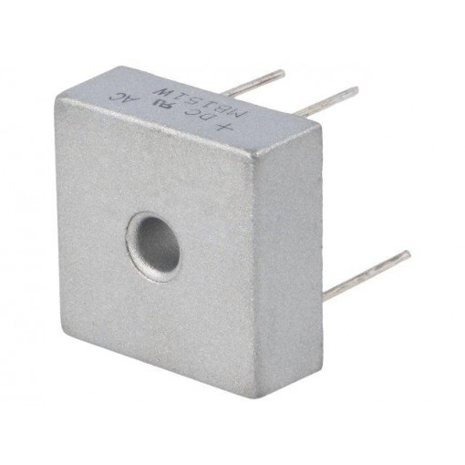 MB151W; Single-phase bridge rectifier; Urmax: 100V; If: 15A; Ifsm: 300A; DC COMPONENTS