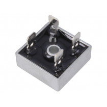 MB252; Single-phase bridge rectifier; Urmax: 200V; If: 25A; Ifsm: 400A; DC COMPONENTS