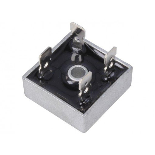 MB252; Single-phase bridge rectifier; Urmax: 200V; If: 25A; Ifsm: 400A; DC COMPONENTS