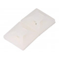 151-01802; Self-adhesive cable holder; polyamide; UL94V-2; natural; L: 13mm; HELLERMANNTYTON