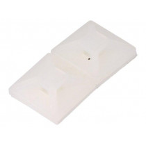 151-01802; Self-adhesive cable holder; polyamide; UL94V-2; natural; L: 13mm; HELLERMANNTYTON 151-01802; Self-adhesive cable holder; polyamide; UL94V-2; natural; L: 13mm; HELLERMANNTYTON