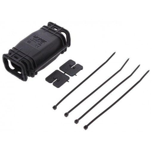 MBG0030A24; Gel cable joint; BREAK 30; polypropylene; IP68; black; Y: 100mm; MOREK
