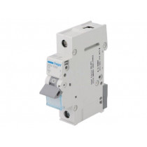 MBN106E; Circuit breaker; 230VAC; Inom: 6A; Poles: 1; DIN; Charact: B; 6kA; HAGER