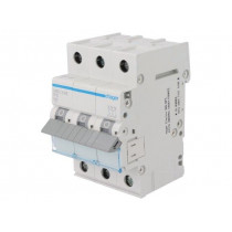MBN316E; Circuit breaker; 400VAC; Inom: 16A; Poles: 3; DIN; Charact: B; 6kA; HAGER