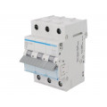 MBN325E; Circuit breaker; 400VAC; Inom: 25A; Poles: 3; DIN; Charact: B; 6kA; HAGER