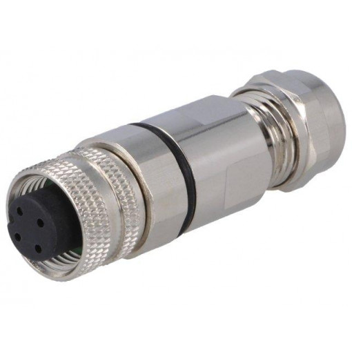 PXMBNI12FBF03ASCPG7; Plug; M12; PIN: 3; female; A code-DeviceNet / CANopen; for cable; BULGIN