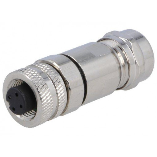 PXMBNI12FBF03ASCPG9; Plug; M12; PIN: 3; female; A code-DeviceNet / CANopen; for cable; BULGIN