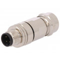 PXMBNI12FIM04ASCPG9; Plug; M12; PIN: 4; male; A code-DeviceNet / CANopen; for cable; BULGIN