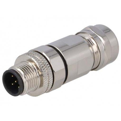 PXMBNI12FIM05BSCPG9; Plug; M12; PIN: 5; male; B code-Profibus; for cable; soldered; IP67; BULGIN