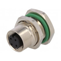 PXMBNI12RPF04APCPG9; Socket; M12; PIN: 4; female; A code-DeviceNet / CANopen; THT; IP67; BULGIN