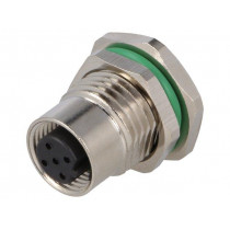 PXMBNI12RPF05BPCPG9; Socket; M12; PIN: 5; female; B code-Profibus; THT; IP67; 60V; 4A; BULGIN