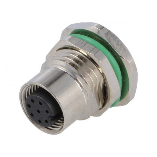 PXMBNI12RPF08APCM16; Socket; M12; PIN: 8; female; A code-DeviceNet / CANopen; THT; IP67; BULGIN