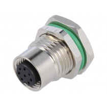 PXMBNI12RPF08APCPG9; Socket; M12; PIN: 8; female; A code-DeviceNet / CANopen; THT; IP67; BULGIN