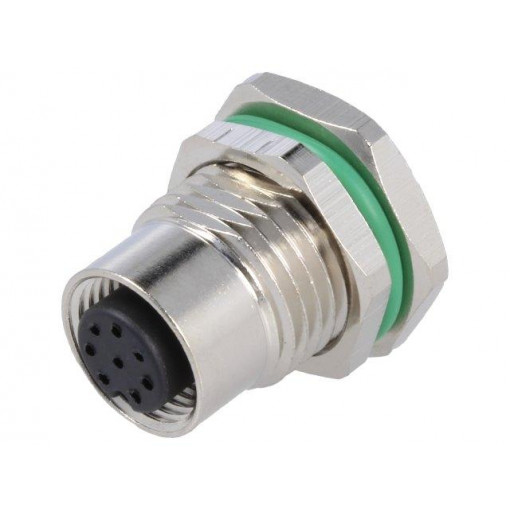 PXMBNI12RPF08APCPG9; Socket; M12; PIN: 8; female; A code-DeviceNet / CANopen; THT; IP67; BULGIN