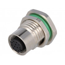 PXMBNI12RPF12APCM16; Socket; M12; PIN: 12; female; A code-DeviceNet / CANopen; THT; IP67; BULGIN