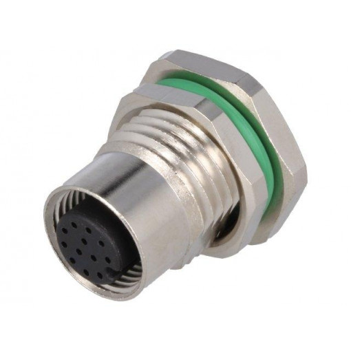 PXMBNI12RPF12APCM16; Socket; M12; PIN: 12; female; A code-DeviceNet / CANopen; THT; IP67; BULGIN