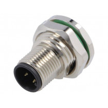 PXMBNI12RPM03APCM16; Socket; M12; PIN: 3; male; A code-DeviceNet / CANopen; THT; IP67; BULGIN