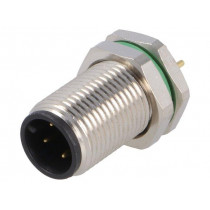 PXMBNI12RPM04APCM12; Socket; M12; PIN: 4; male; A code-DeviceNet / CANopen; THT; IP67; BULGIN