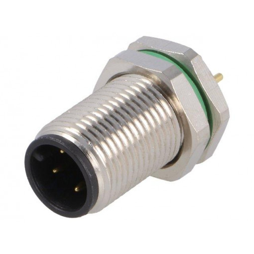 PXMBNI12RPM04APCM12; Socket; M12; PIN: 4; male; A code-DeviceNet / CANopen; THT; IP67; BULGIN