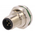 PXMBNI12RPM05APCM16; Socket; M12; PIN: 5; male; A code-DeviceNet / CANopen; THT; IP67; BULGIN PXMBNI12RPM05APCM16; Socket; M12; PIN: 5; male; A code-DeviceNet / CANopen; THT; IP67; BULGIN