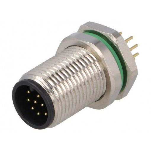 PXMBNI12RPM12APCM12; Socket; M12; PIN: 12; male; A code-DeviceNet / CANopen; THT; IP67; BULGIN