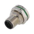 PXMBNI12RPM12APCM16; Socket; M12; PIN: 12; male; A code-DeviceNet / CANopen; THT; IP67; BULGIN PXMBNI12RPM12APCM16; Socket; M12; PIN: 12; male; A code-DeviceNet / CANopen; THT; IP67; BULGIN