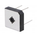 MBR1510W; Single-phase bridge rectifier; Urmax: 1000V; If: 15A; Ifsm: 300A; DC COMPONENTS