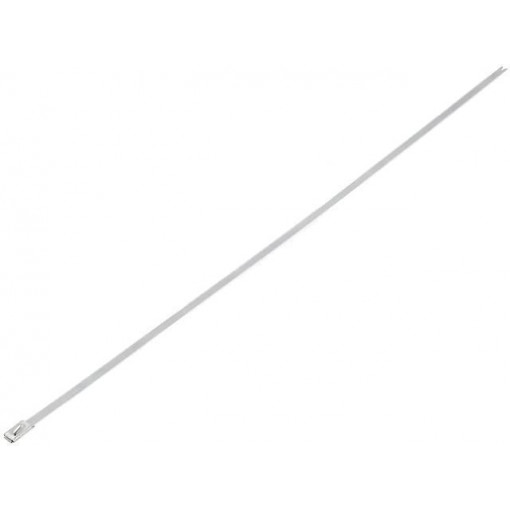111-93148; Cable tie; L: 362mm; W: 4.6mm; stainless steel AISI 304; 900N; HELLERMANNTYTON 111-93148; Cable tie; L: 362mm; W: 4.6mm; stainless steel AISI 304; 900N; HELLERMANNTYTON