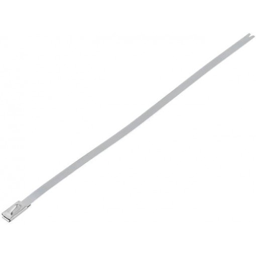 111-93088; Cable tie; L: 201mm; W: 4.6mm; stainless steel AISI 304; 900N; HELLERMANNTYTON 111-93088; Cable tie; L: 201mm; W: 4.6mm; stainless steel AISI 304; 900N; HELLERMANNTYTON