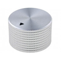 MC-131-6.4; Knob; with pointer; aluminium; Øshaft: 6mm; Ø25x15mm; SCI MC-131-6.4; Knob; with pointer; aluminium; Øshaft: 6mm; Ø25x15mm; SCI