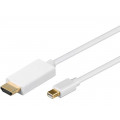 52861; Cable; DisplayPort 1.1; mini DisplayPort plug,HDMI plug; 2m; Goobay