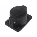 MC1 IP55 RAL 9005 UL94 V-0; Grommet; black; Holes no: 1; -40÷90°C; UL94V-0; 8÷67mm; IP55; TRELLEBORG