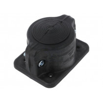 MC1 IP55 RAL 9005 UL94 V-0; Grommet; black; Holes no: 1; -40÷90°C; UL94V-0; 8÷67mm; IP55; TRELLEBORG