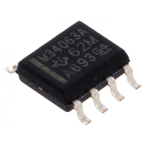 MC34063AD; PMIC; DC/DC converter; Uin: 3÷40V; SO8; boost,buck,buck-boost; TEXAS INSTRUMENTS