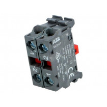 1SFA611610R1020; Contact block; 22mm; front fixing; Contacts: NC x2; ABB