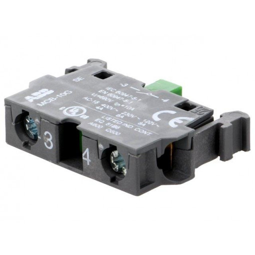 1SFA611610R1101; Contact block; 22mm; front fixing; Contacts: NO; ABB