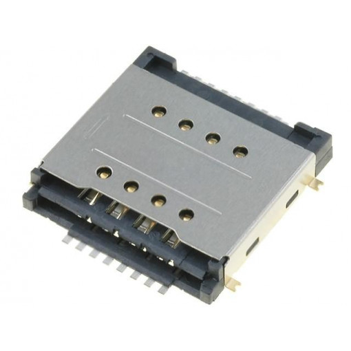 115H-BA00; Connector: for cards; SIM; 2x SIM; SMT; ATTEND 115H-BA00; Connector: for cards; SIM; 2x SIM; SMT; ATTEND