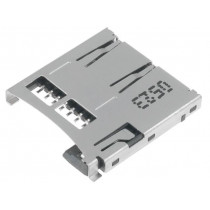 112A-TAAR-R03; Connector: for cards; SD Micro; push-push; SMT; gold-plated; ATTEND 112A-TAAR-R03; Connector: for cards; SD Micro; push-push; SMT; gold-plated; ATTEND