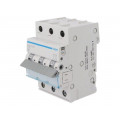 MCN316E; Circuit breaker; 400VAC; Inom: 16A; Poles: 3; DIN; Charact: C; 6kA; HAGER