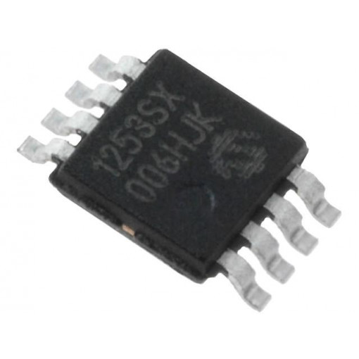 MCP1253-33X50I/MS; PMIC; DC/DC converter; Uoper: 2.1÷5.5V; Uout: 3.3÷5V; MSOP8; ±0.5%; MICROCHIP TECHNOLOGY