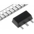 MCP1700T-1202E/MB; IC: voltage regulator; LDO,fixed; 1.2V; 0.25A; SOT89; SMD; ±2%; MICROCHIP TECHNOLOGY
